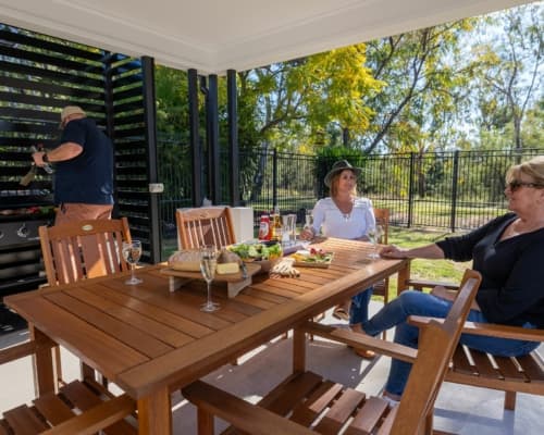 BBQ Oudoor Entertaining Area Dalby Fairway Motor Inn